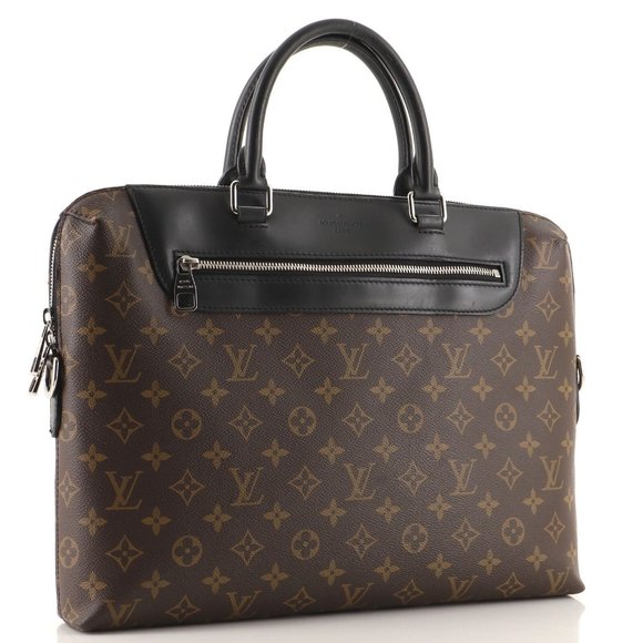 Porte-Documents Jour Bag NM Macassar Monogram Canvas Hand Bag - Picture 2 of 9